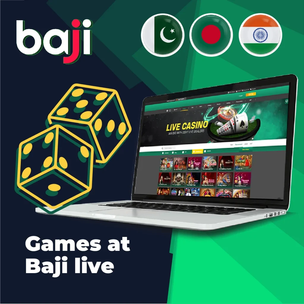 Casino 3 Games at Baji Live casino